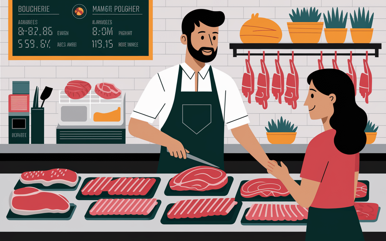 Services spécialités boucherie halal la basse cote de la roseraie client
