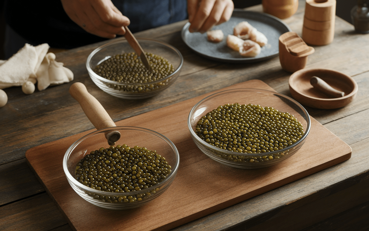 Fabrication artisanale caviar de la Méditerranée bocaux œufs poisson