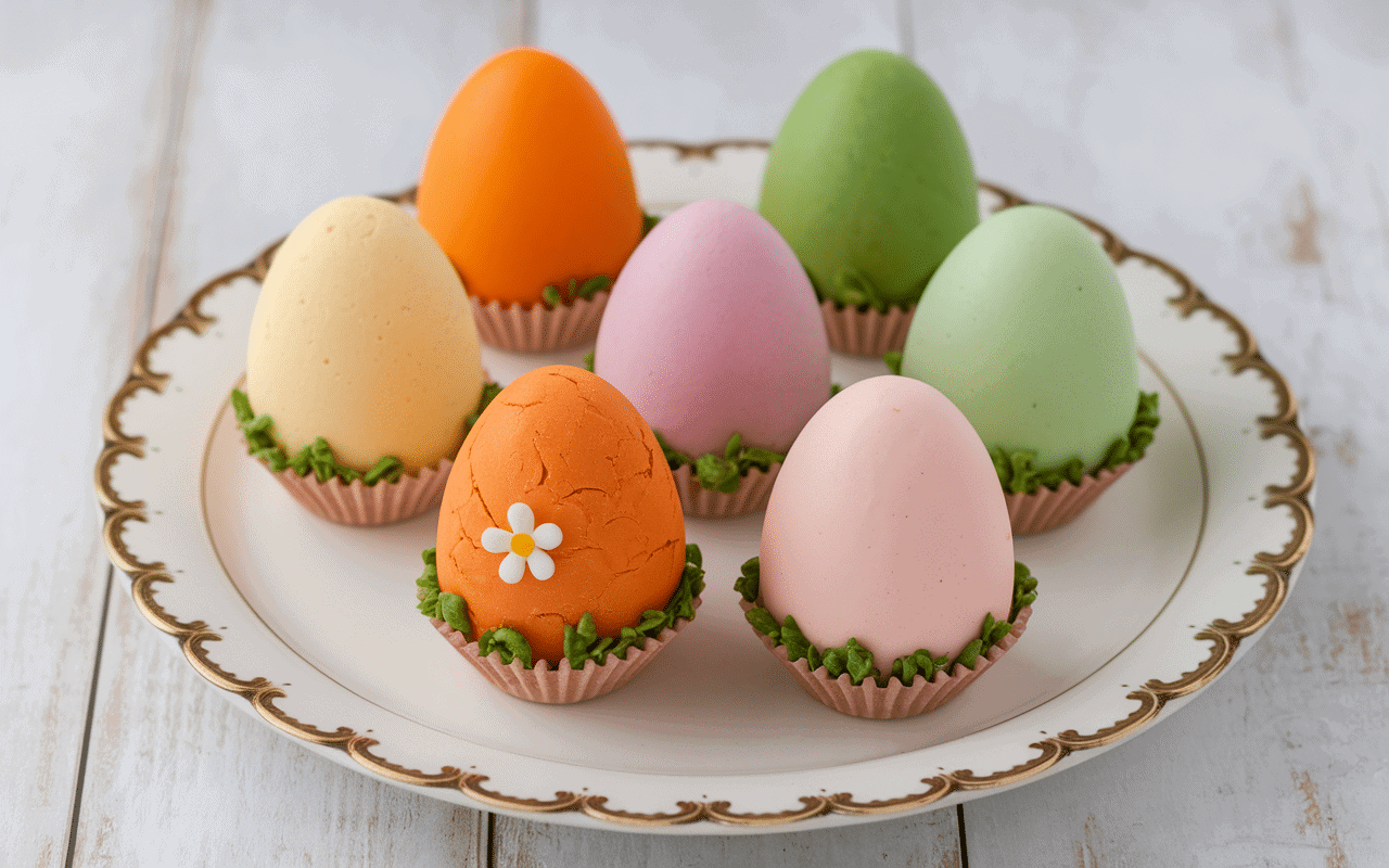Collection mini entremet paques variés décorés
