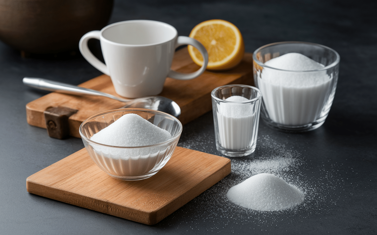 100 g de sucre en cl cuillere tasse verre mesureur