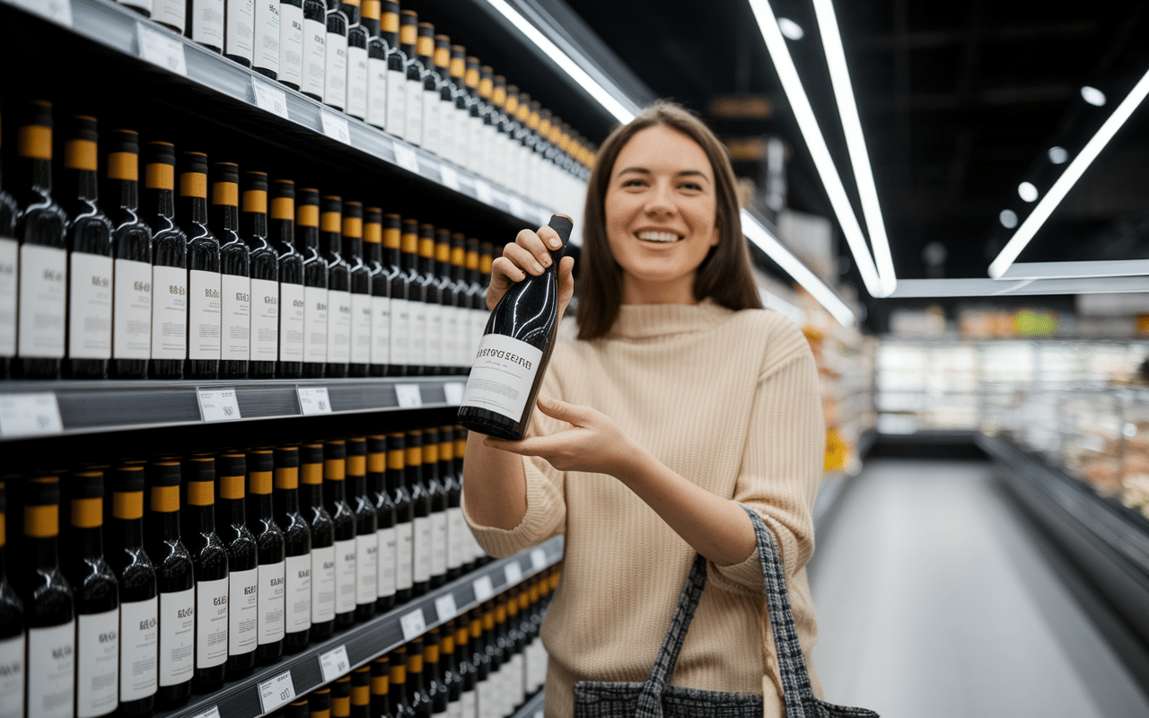 Choix vinaigre balsamique halal étiquette en rayon