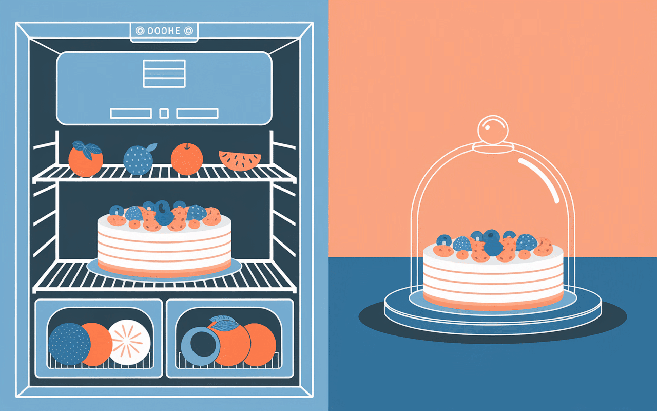 Gâteau yaourt conservation frigo ou cuisine