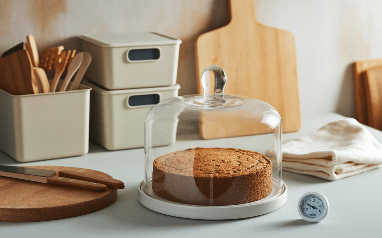 Gâteau yaourt sous cloche conservation température ambiante