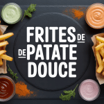 Assiette frite de patate douce recettes sauces épices