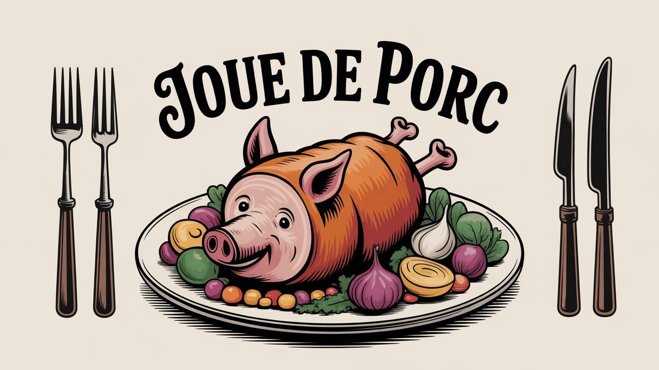 joue de porc cuite fondante avec legumes