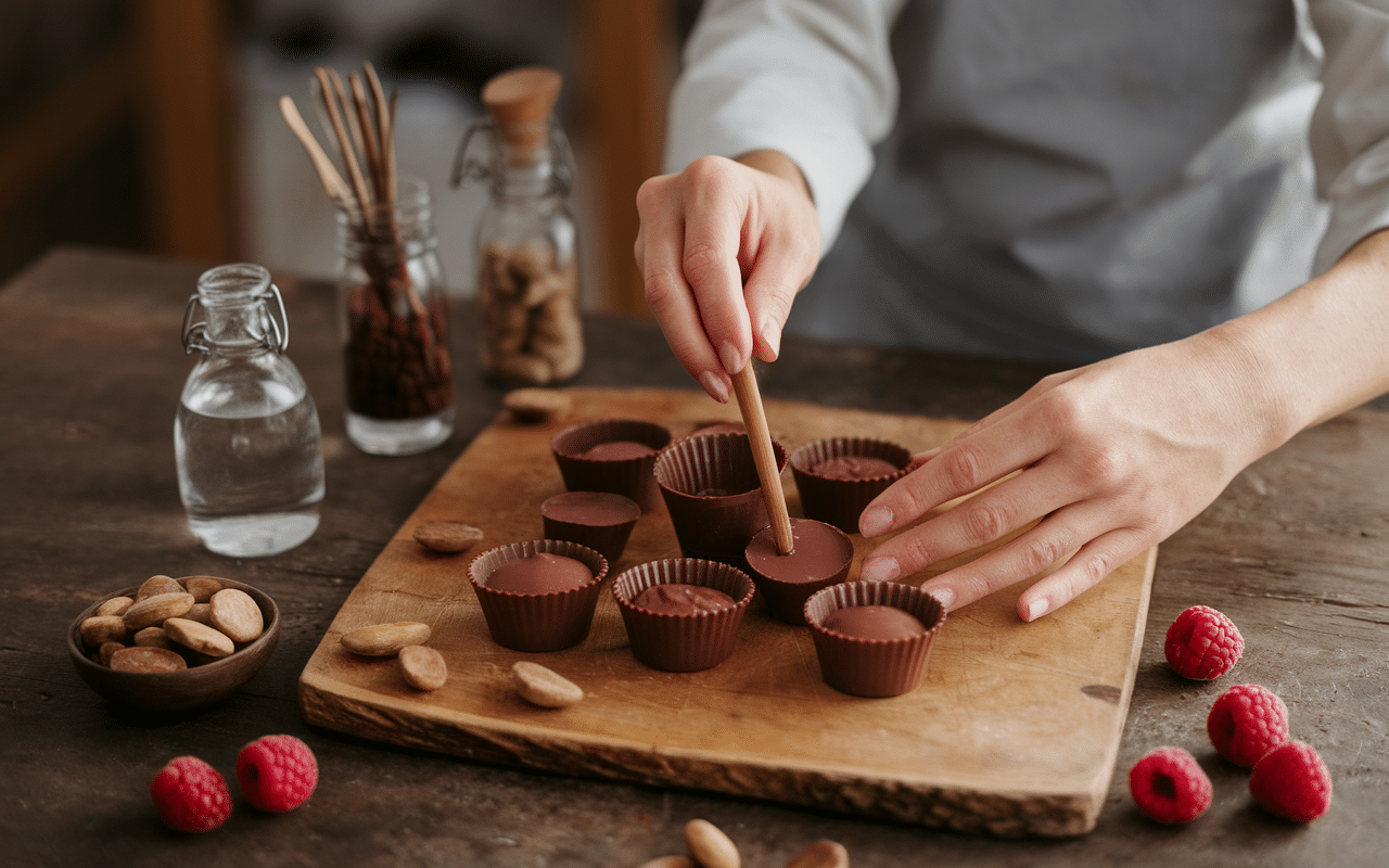 Atelier chocolatier coucougnette de Pau traditionnelle