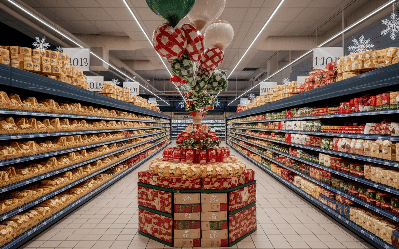 Panettone Lidl avis étagère supermarché prix
