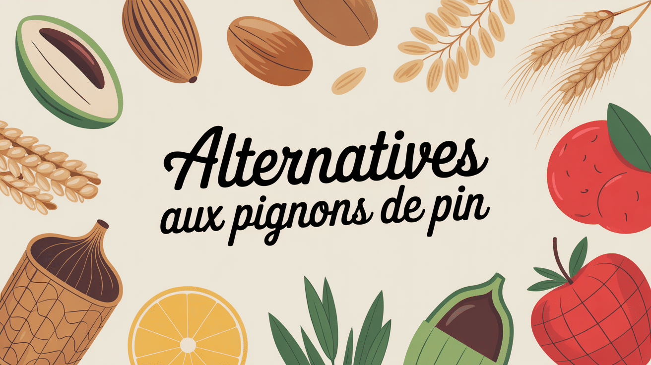 assortiment alternatives par quoi remplacer les pignons de pin