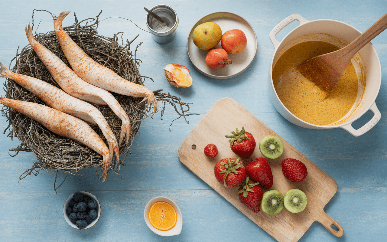 pates aux fruits de mer preparation ingredients cuisson