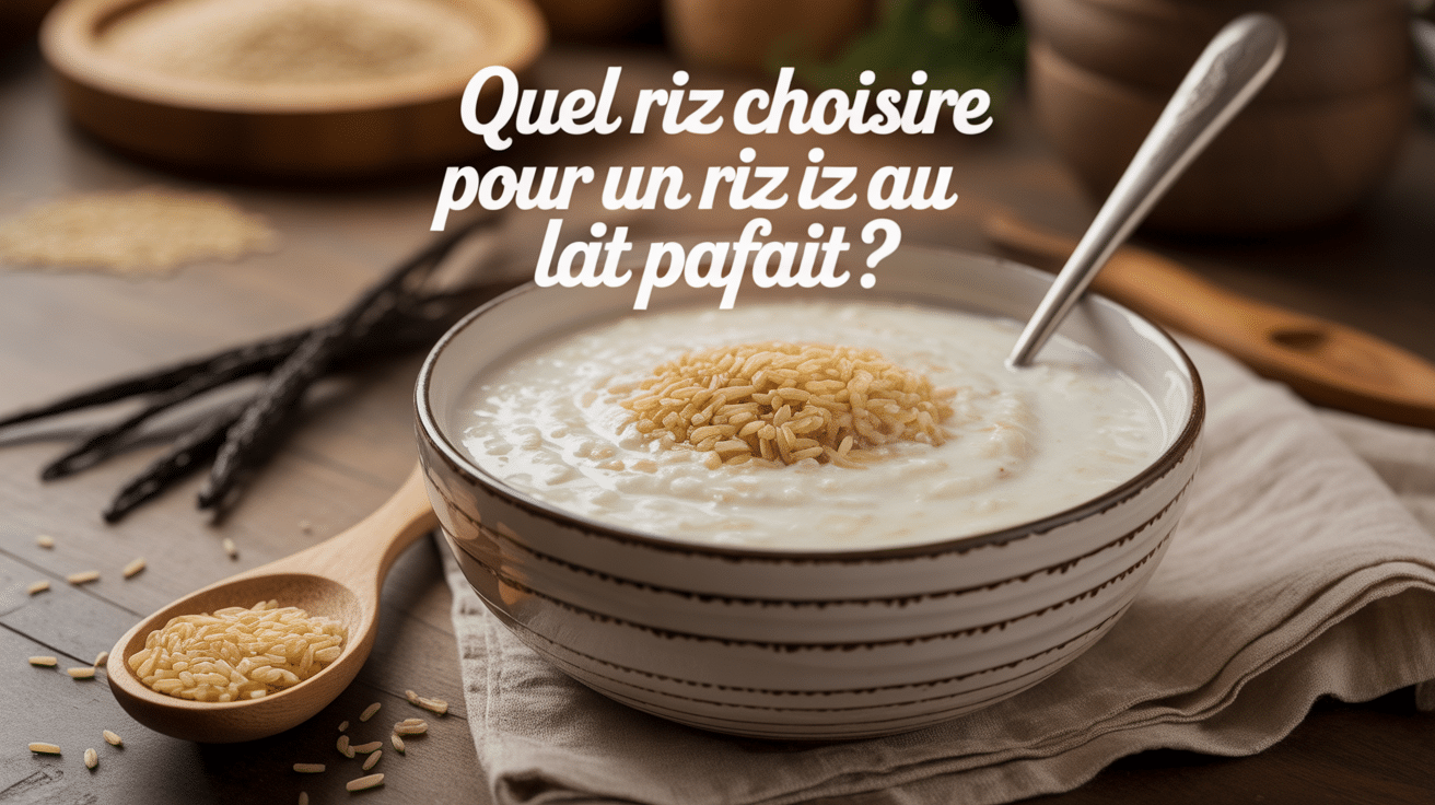 quel riz pour riz au lait visuel dessert crémeux