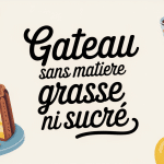 Gâteau sans matière grasse ni sucre avec ingrédients naturels