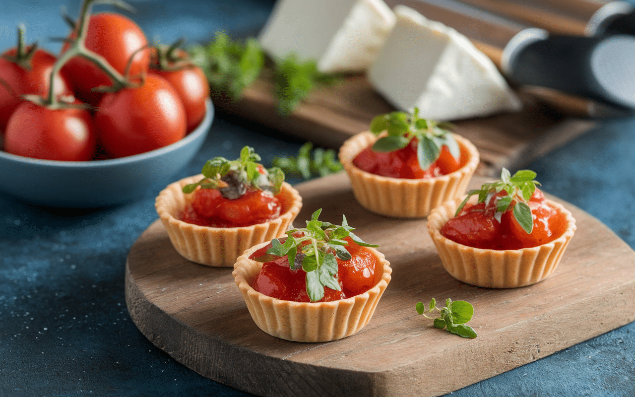Tartelettes salées recette salée avec pâte sablée toute prête apéritives
