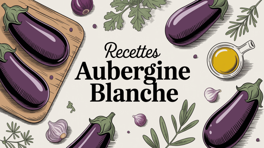 recettes aubergine blanche aubergines planche huile