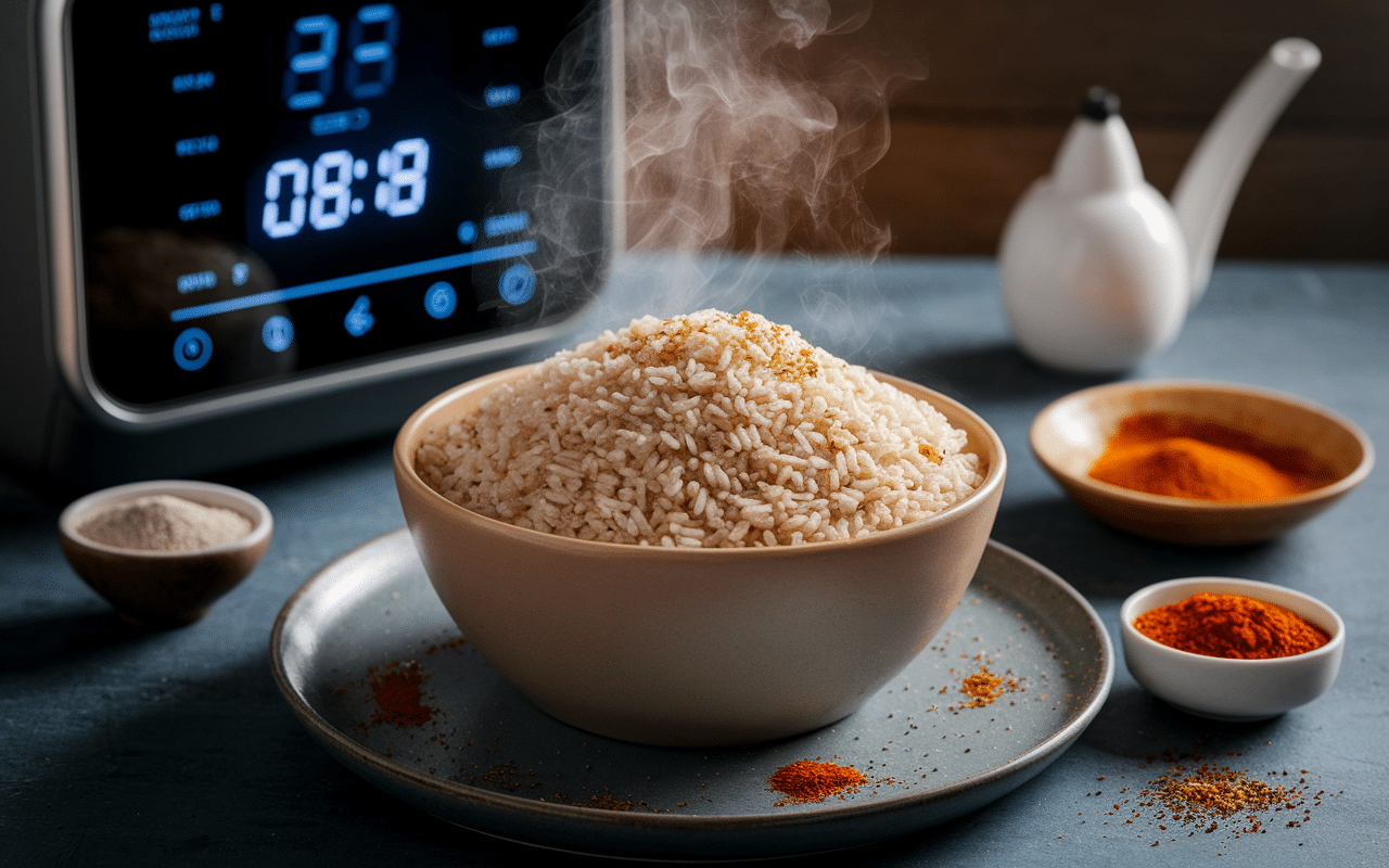 chronomètre riz au micro onde parfait