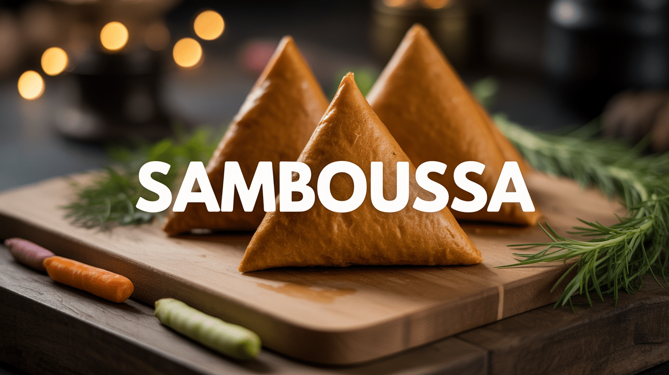 Samboussa dore croustillant avec epices
