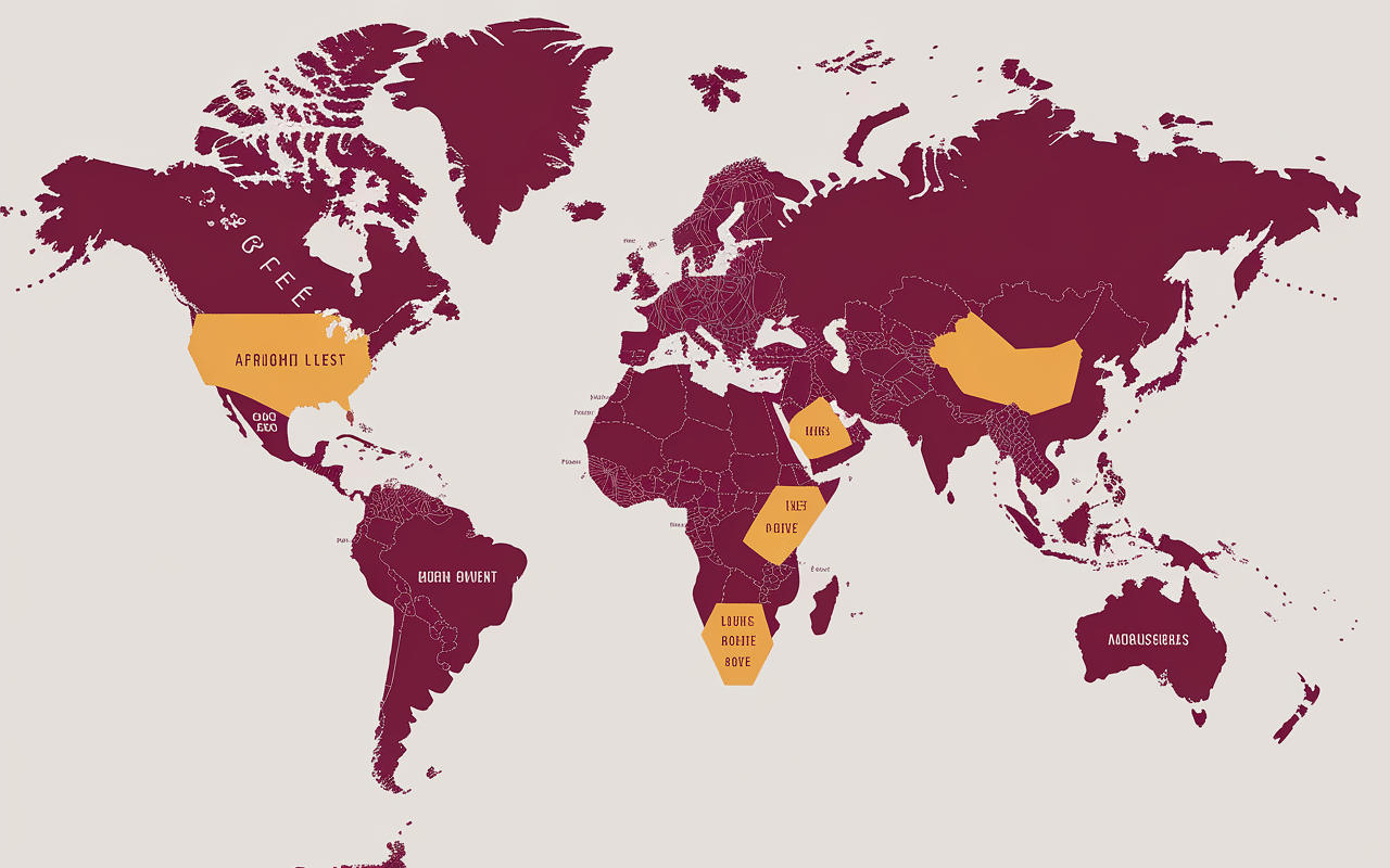 Routes et origines du samboussa monde