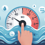 comment lire un compteur d'eau à 8 chiffres, repérer m³ et décimales