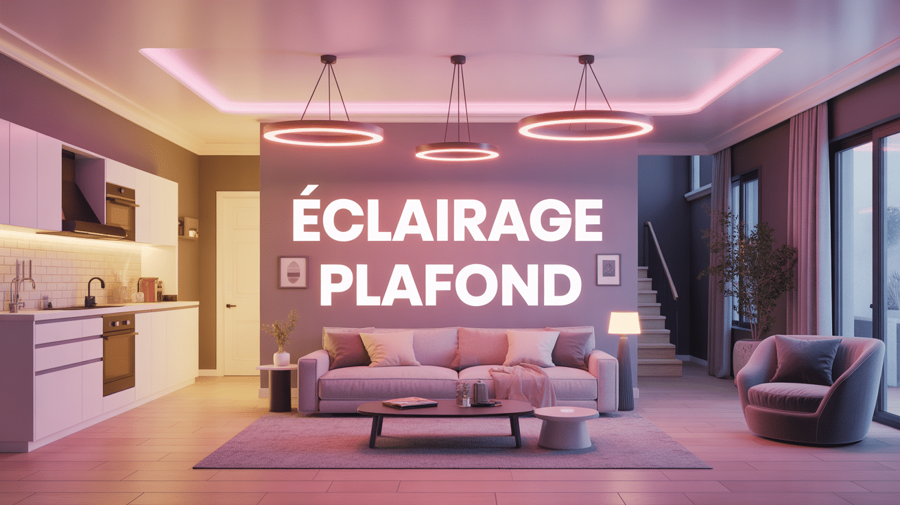 Illustration du eclairage pour plafond dans chaque piece