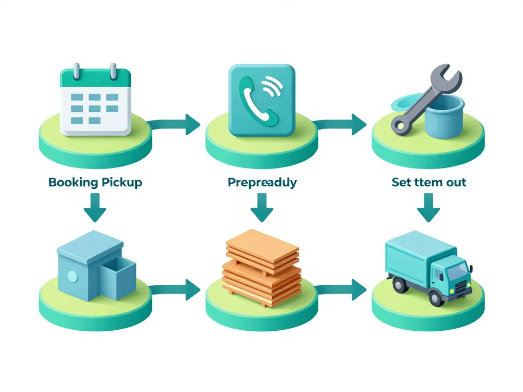 Schéma encombrants Biarritz rendez-vous préparation sortie