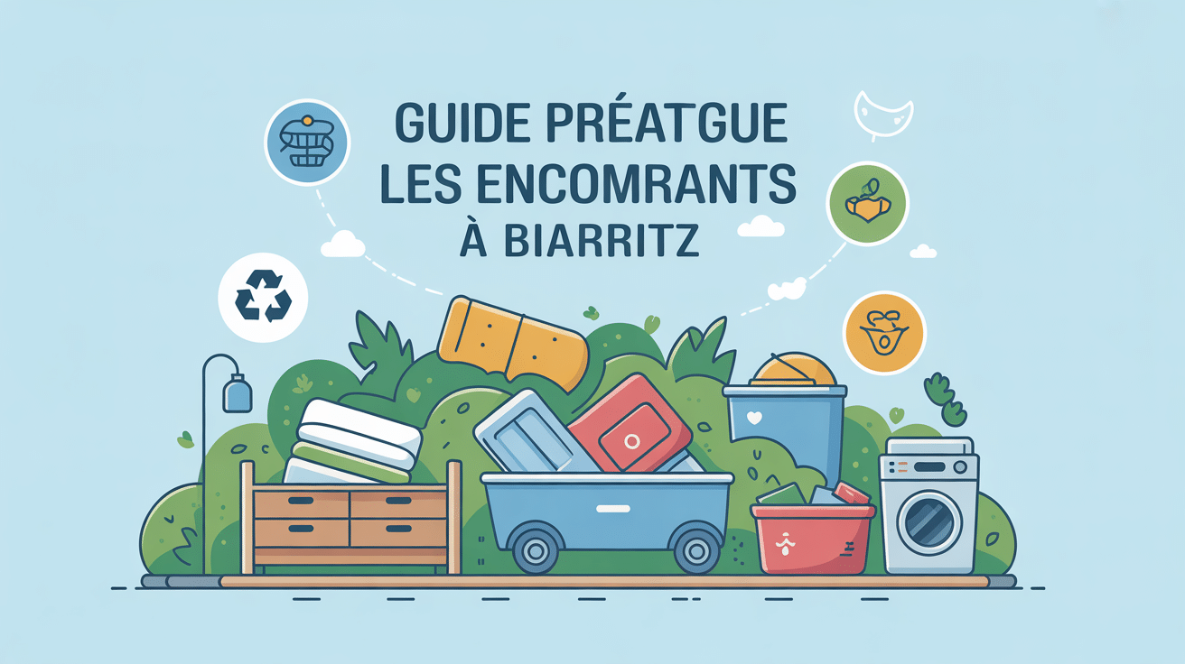 Illustration encombrants Biarritz collecte recyclage et réemploi