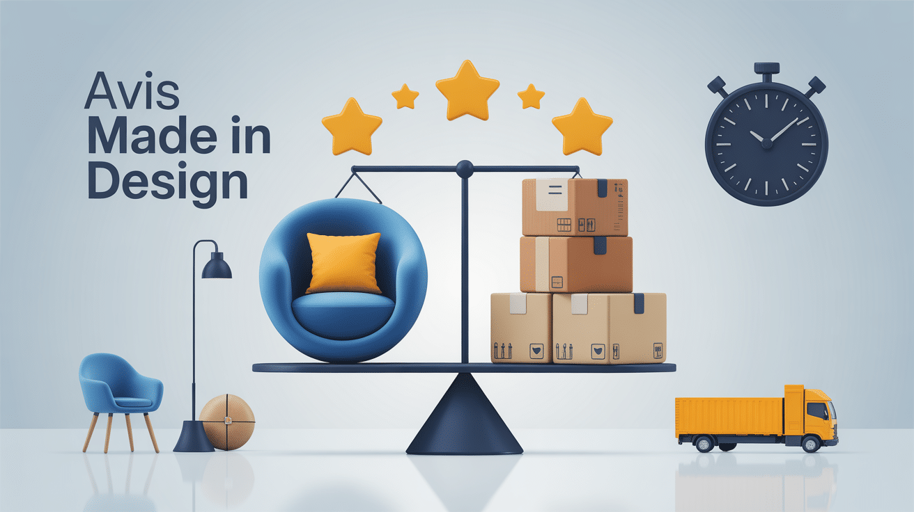 made in design avis sur qualité, prix, livraison et SAV