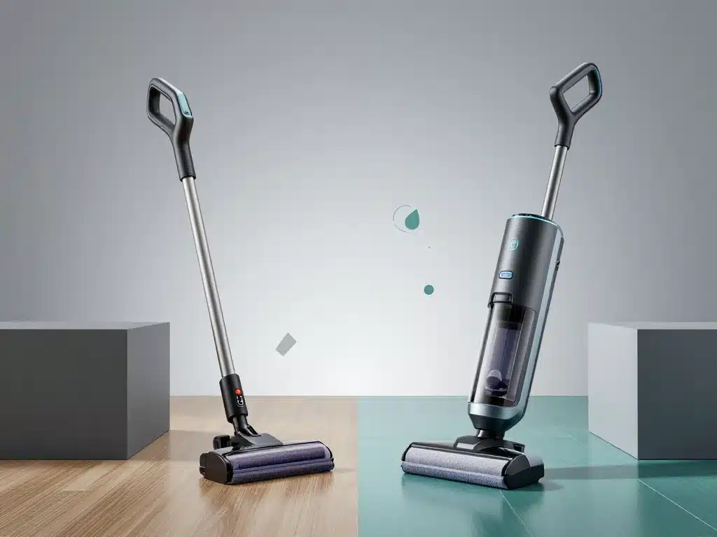 quel tineco choisir entre aspirateur-laveur et balai sec, illustration