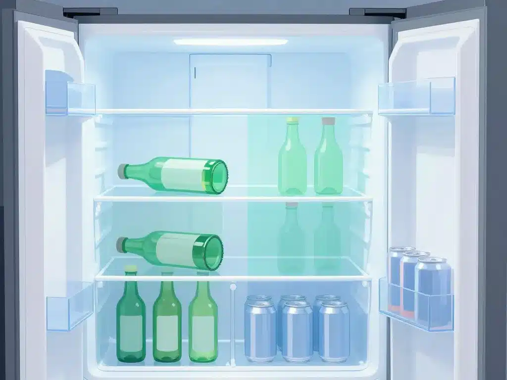 range bouteille frigo avec zones optimales dans le réfrigérateur