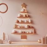 Visuel sapin mural design gain de place