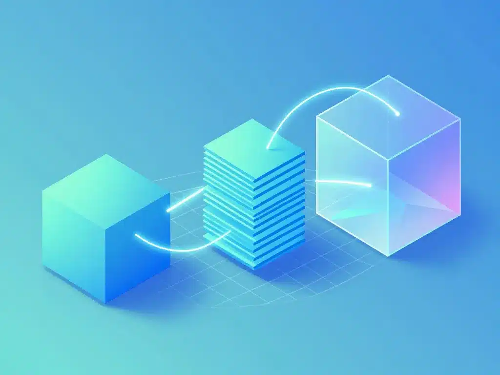 Schéma four dimensions du cube au tesseract