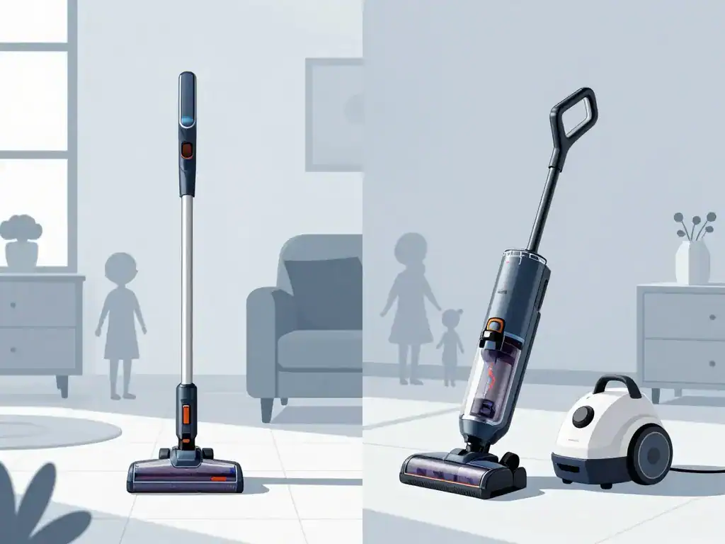 aspirateur balai ou traineau comparaison styles modernes