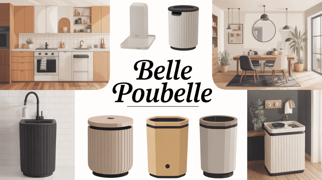 belle poubelle intégrée dans intérieur moderne cuisine salle de bain bureau