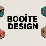 Illustration boîte design haut de gamme