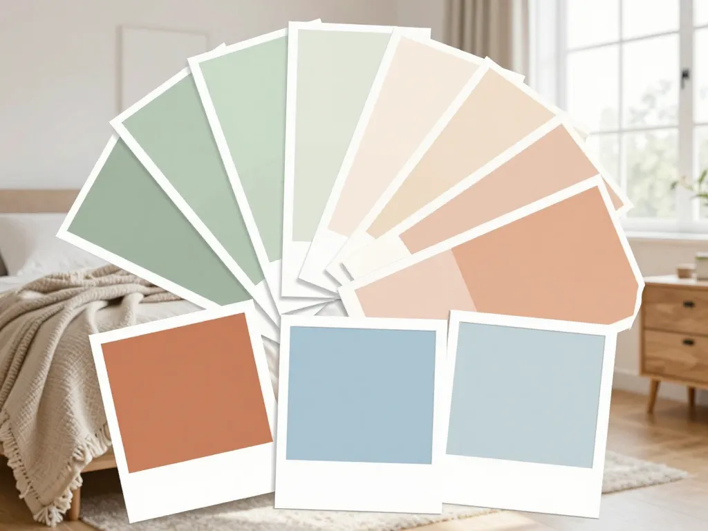 couleur tendance 2024 chambre à coucher couleurs harmonieuses