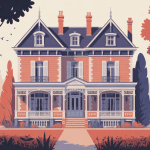 maison 1900 élégante avec jardin ornementé