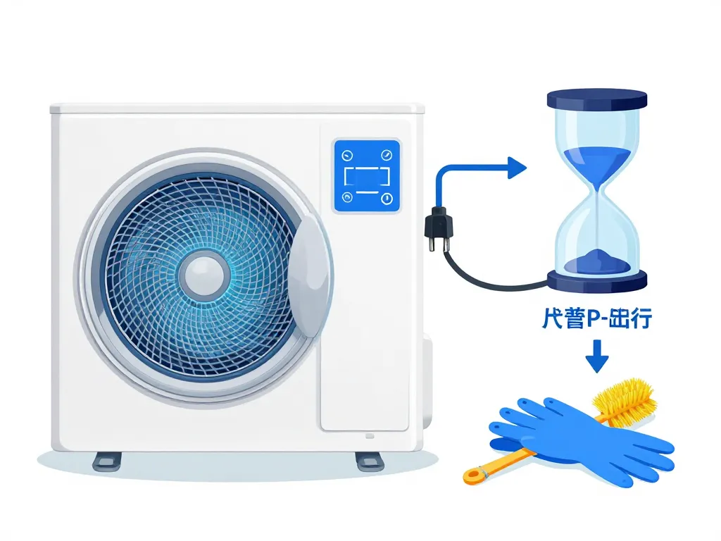 nettoyage condenseur sèche-linge pompe à chaleur préparation sécurisée