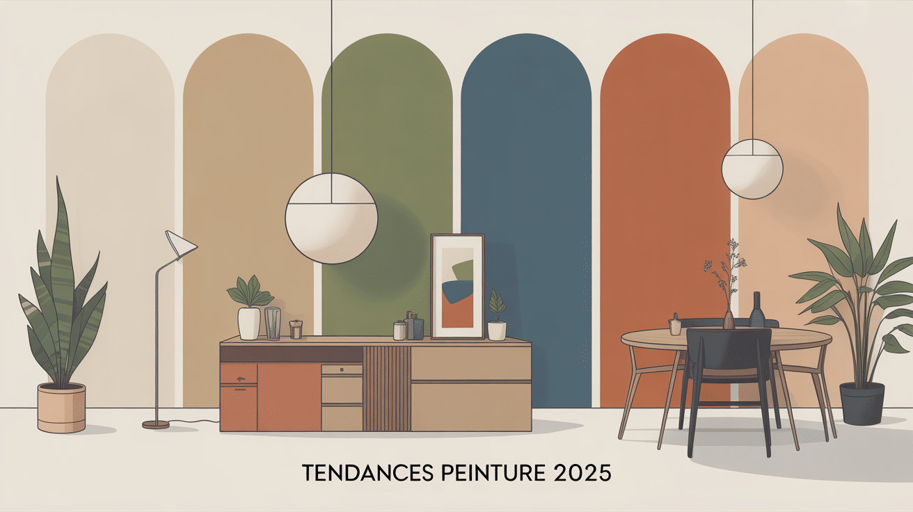 Peinture tendance 2024 murs couleurs modernes