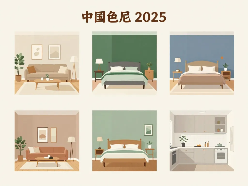 Peinture tendance 2024 palettes pièce à pièce