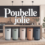 poubelle jolie styles modernes cuisine salle de bain