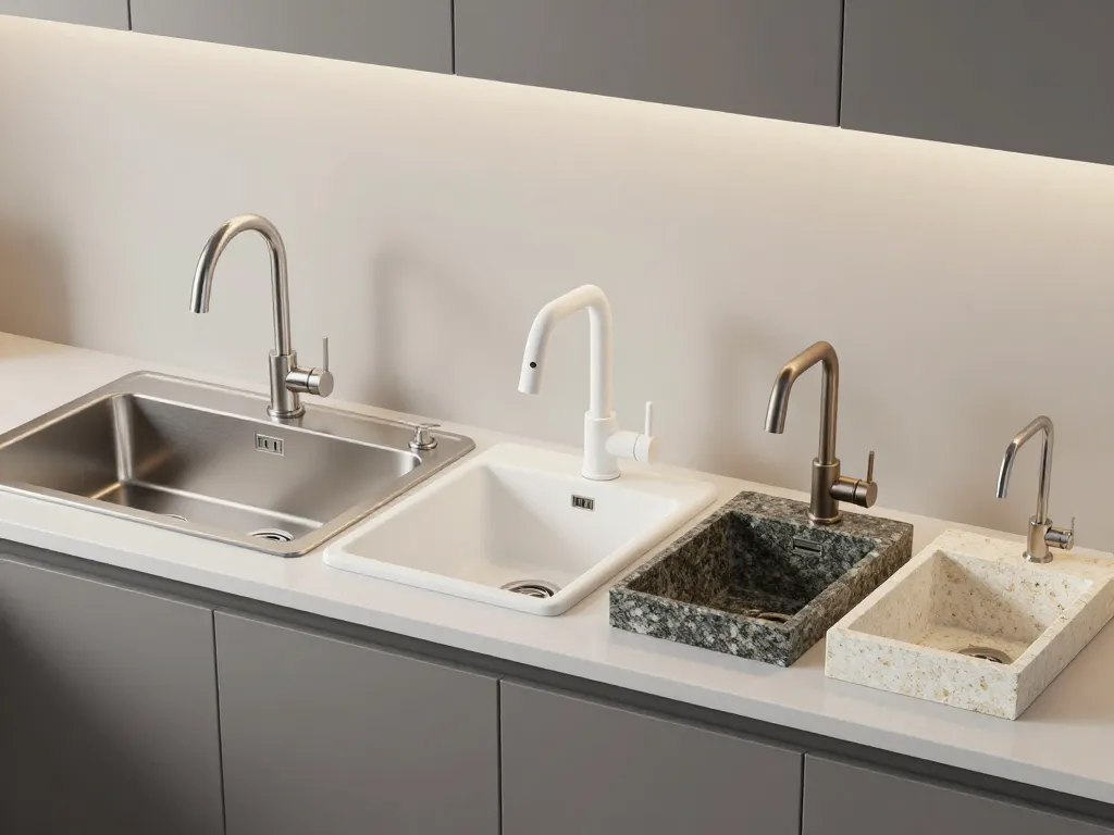 quelle est la meilleure matière pour un évier de cuisine matériaux comparés