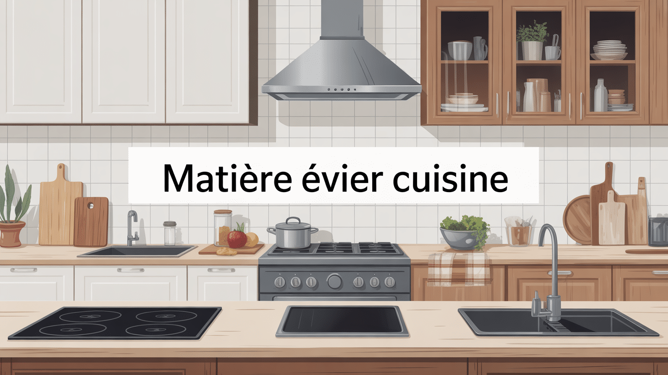 quelle est la meilleure matière pour un évier de cuisine illustration matériaux