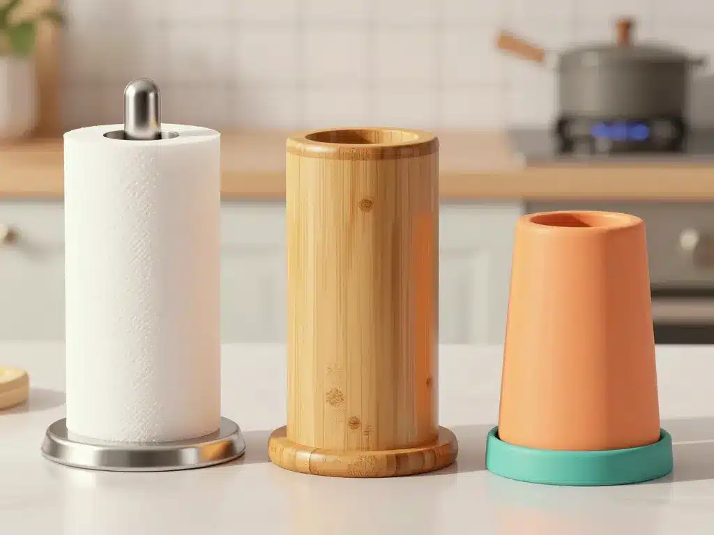 supports pour sopalin inox bois plastique comparés