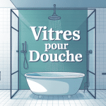 vitres pour douche salle de bain moderne