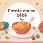 avec quoi mélanger la patate douce pour bébé purée bol légumes fruits