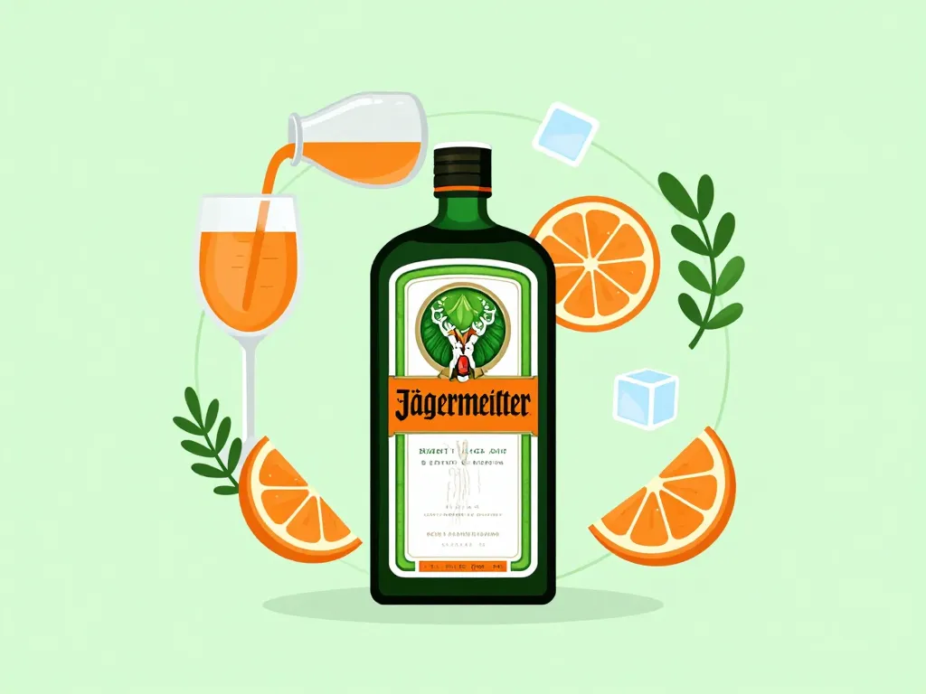 Diagramme bases cocktail Jägermeister dosages