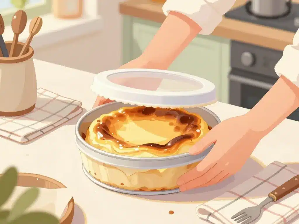 Conservation gateau basque en boîte hermétique à la maison