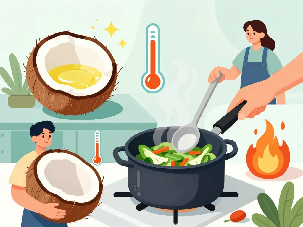 utilisation quotidienne huile de coco cuisine