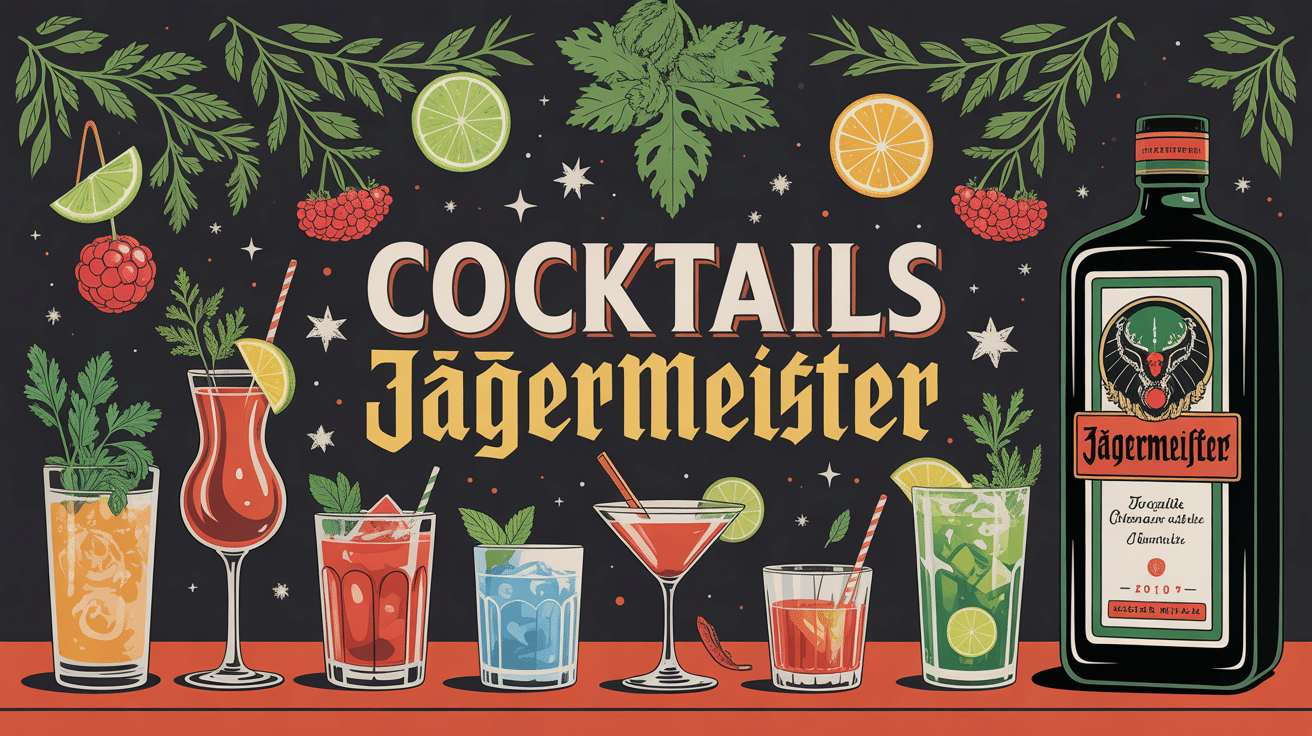 Ambiance cocktail Jägermeister festive et créative