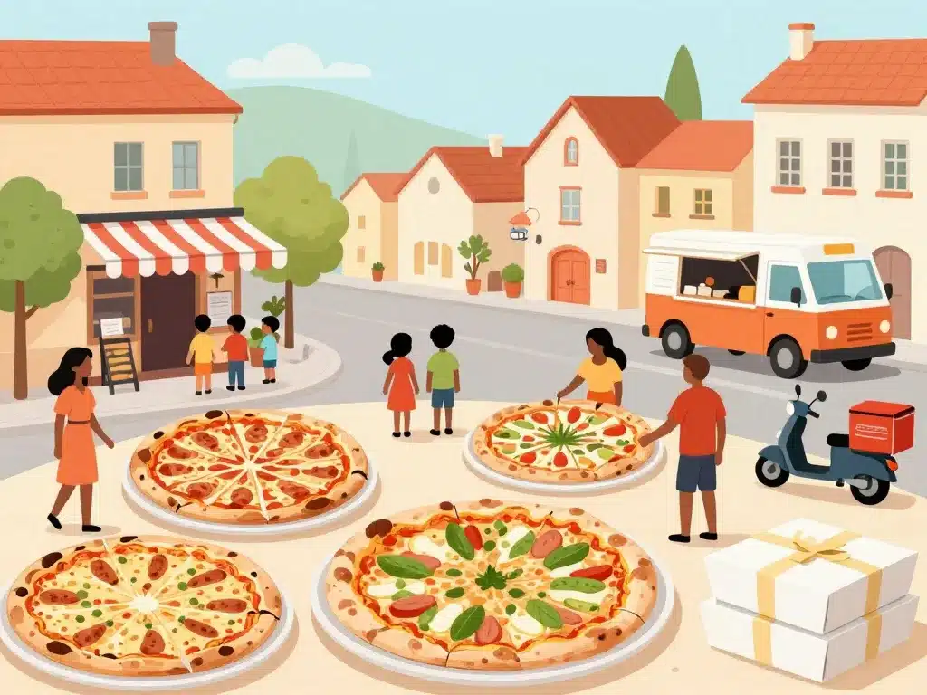 diversité pizza saint paulien illustration