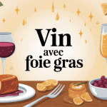 foie gras avec quel vin illustration table festive