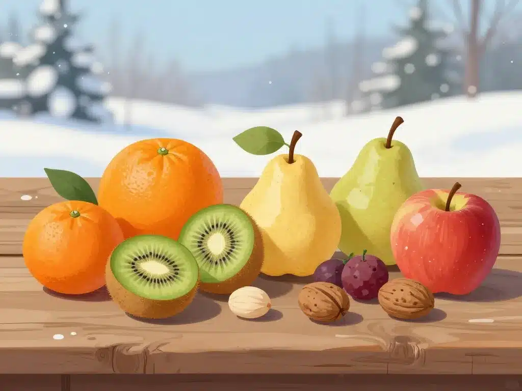 fruit d hiver diversité image fruits de saison